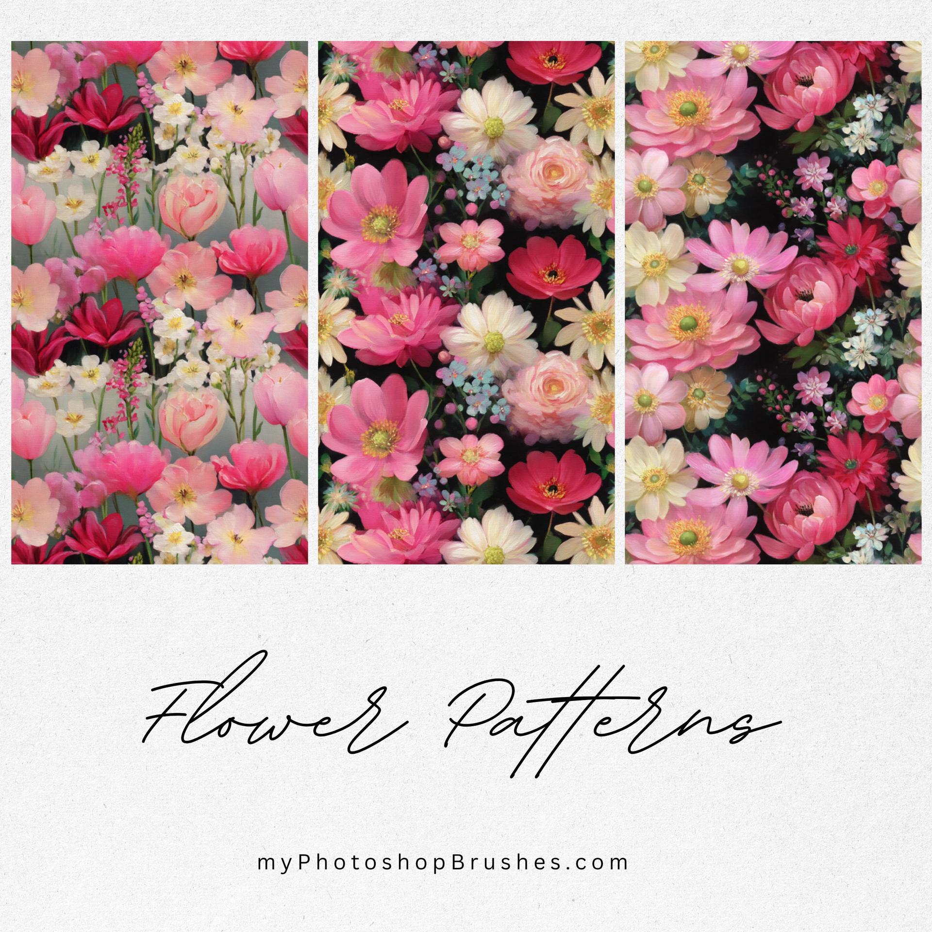 6 Flower Patterns
