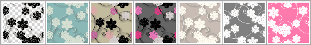 Paper flowers pattern - Schematic