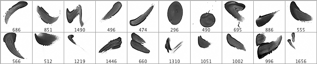 Finger Paints Brush set - Schematic