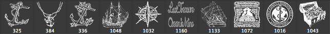 Marine and Treasures High Res PS Brushes - Schematic