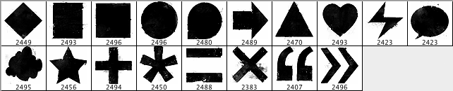 Grungy Simple Shapes - Schematic