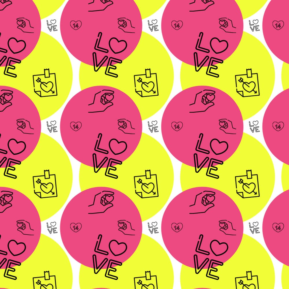 9 Love Themed Patterns