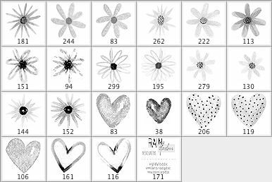 Hearts and Flowers - Schematic