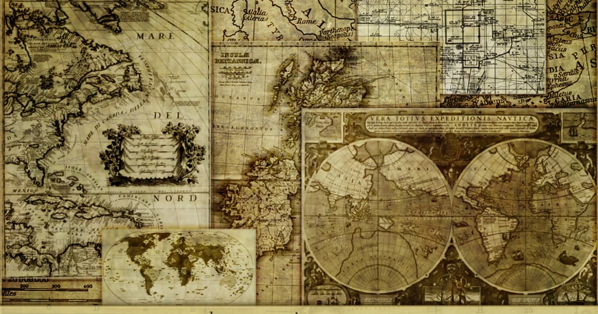 14 High Res Assorted Maps - Free ABR Download | MyPhotoshopBrushes