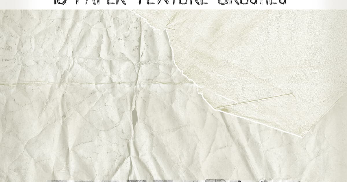 Paper Texture Brushes - Free ABR Download | MyPhotoshopBrushes