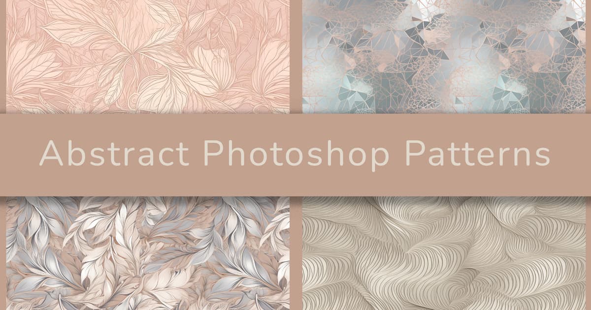 Delicate Abstract Photoshop Patterns - Free PAT Download ...