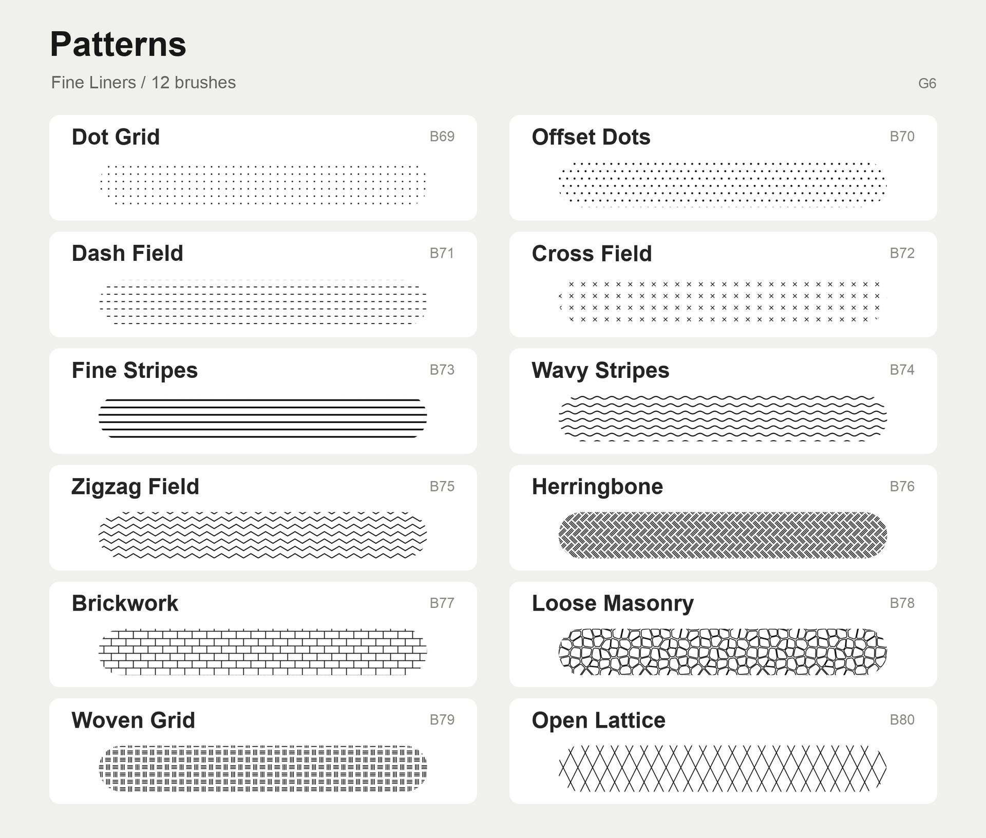 80 Free Fine Liner Procreate Brushes - Thumbnail 7