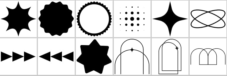 Free Minimal Style Shapes - Schematic