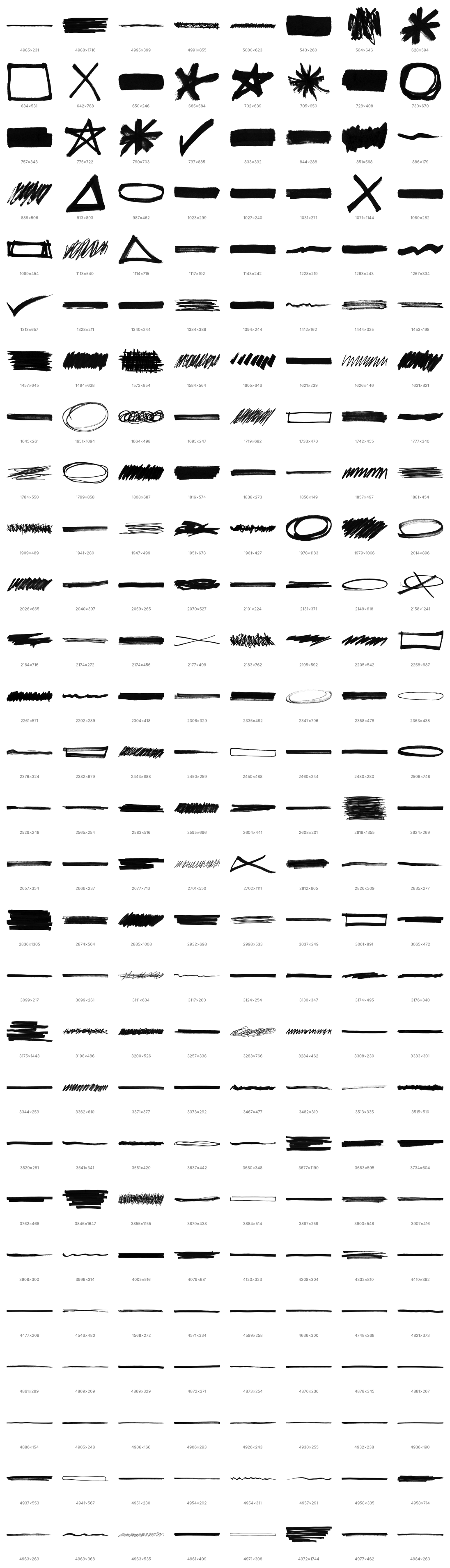Redaction Photoshop Brushes - Schematic