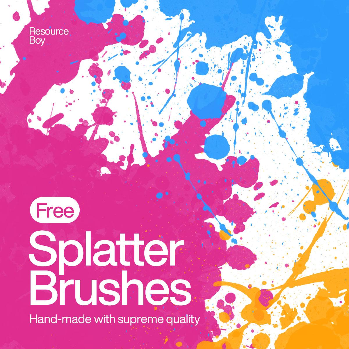 Splatter Photoshop Brushes