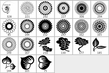 japanese flowers - Schematic