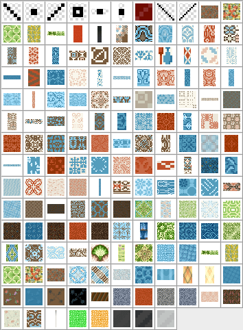 Web 2.0 Ornaments Pattern Collection - Schematic
