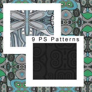 Nine Abstract Patterns