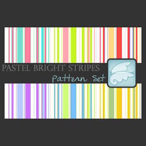 Pastel Bright Stripes Pattern