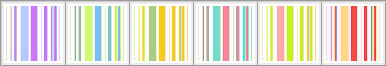 Pastel Bright Stripes Pattern - Schematic