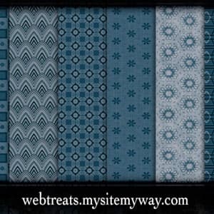 Midnight Blue Photoshop Patterns
