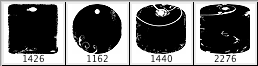 Tag shapes Photoshop brushes  - Schematic