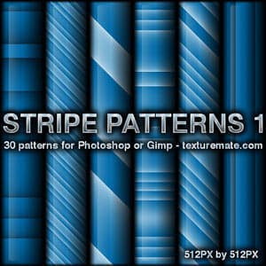 Blue Stripes 1 Pattern Set - Preview 1