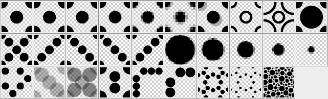 Free Dotted Photoshop Patterns - Schematic