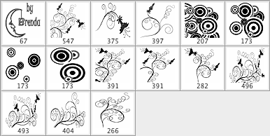 Swirls And Flowers Brushes PS - Schematic