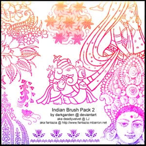 Indian Brush Pack 2