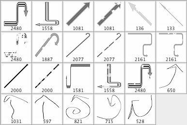 Arrow Brushes Collection - Schematic