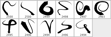 Free Arrows Brushes - Schematic