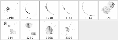 Photoshop Brushes: Tea Stains - Schematic