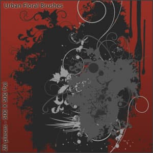 Urban Floral Brushes