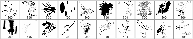 Urban Floral Brushes - Schematic