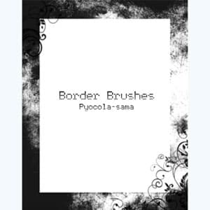 Border Brushes for Photoshop