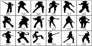 Female Dancing - Schematic