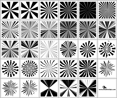 Sunburst Shapes - Schematic