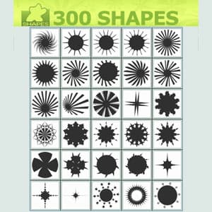 Custom Shapes Stars