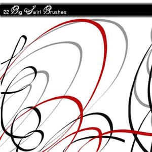 big swirl brushes