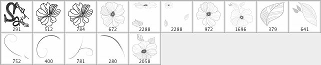 Flowers11 - PS Brushes - Schematic