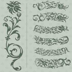 Flower Ornaments Brushes