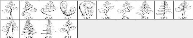 Flowers and Trees Like Brushes - Schematic