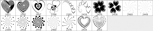 Free Hearts PS Brushes - Schematic