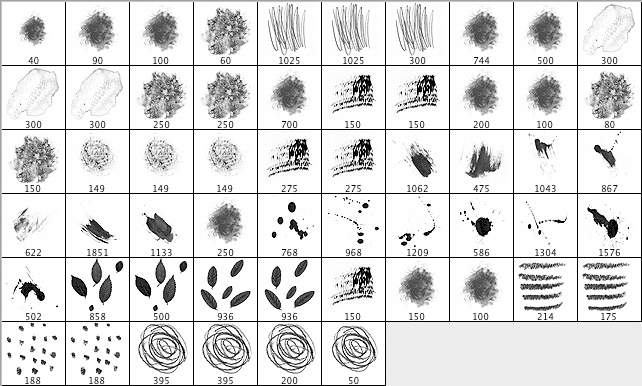  Artistic Brushes Pack 2 - Schematic