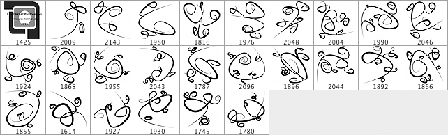 Love A Swirl - 25 brush Set - Schematic