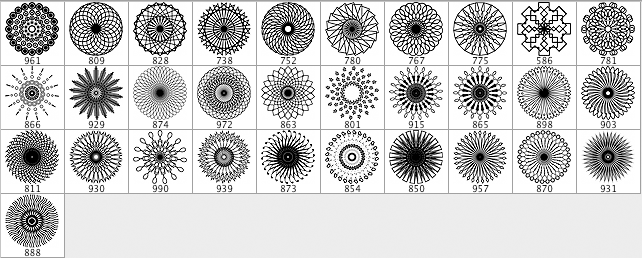 Spirography Flowers - Schematic