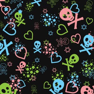 Kawaii Skull Brushes 