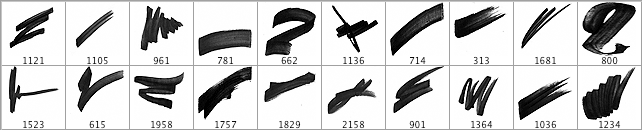 Paint Markers Photoshop Brushes - Schematic