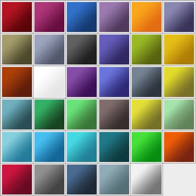 Adobe CS3 Gradients - Schematic