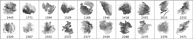 Watercolor Brushes Set  - Schematic