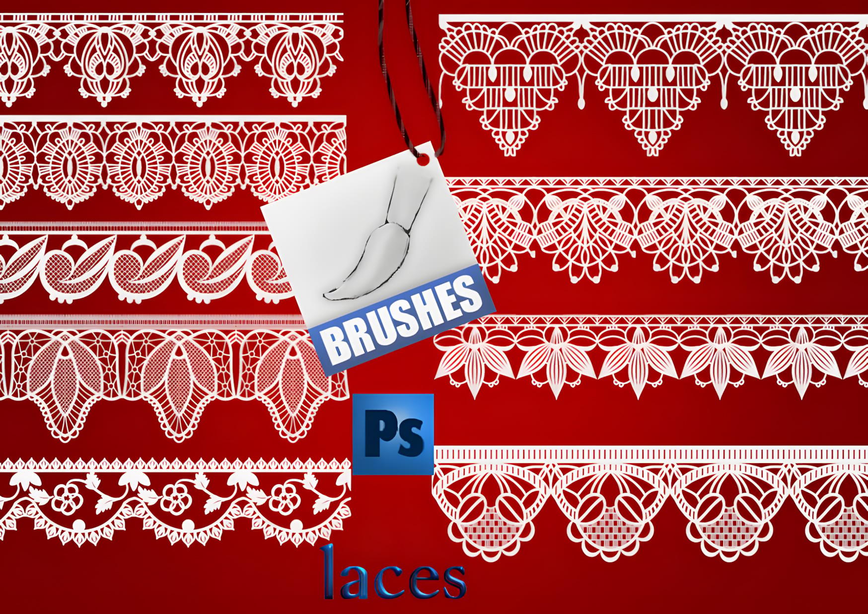 Lace Pattern Brushes
