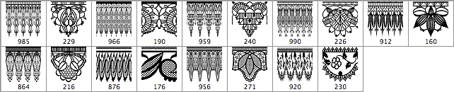 Lace Pattern Brushes - Schematic