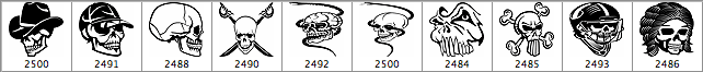 Skull Brushes - Schematic