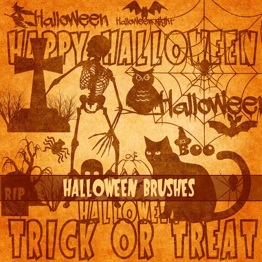 Halloween PS Brushes Collection